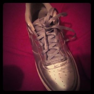Silver Nikes